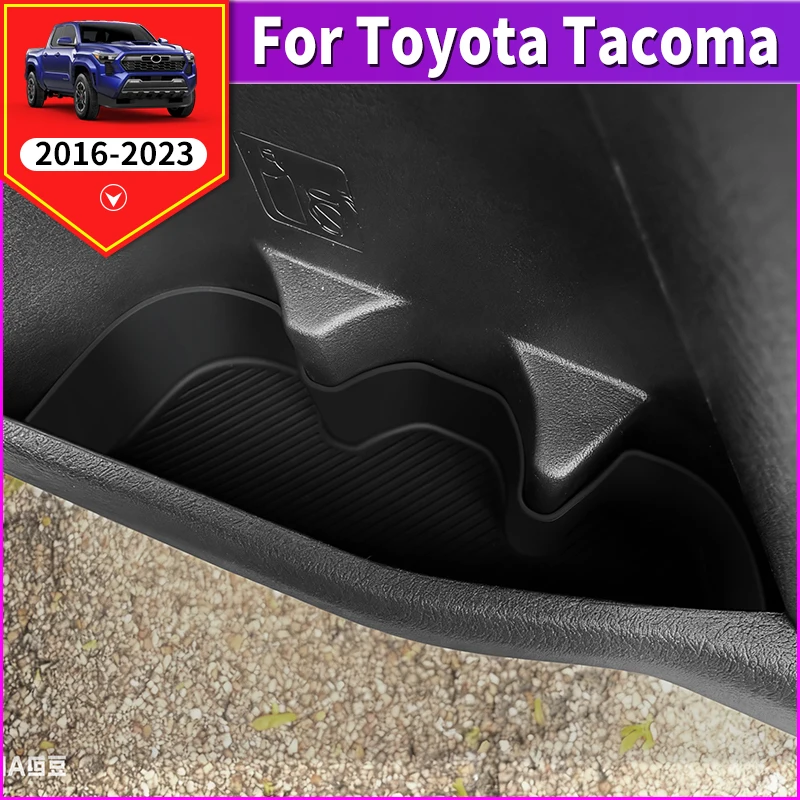 

For Toyota Tacoma 2016-2023 Door Storage Tray Silicone Inserts Interior Modification Accessories