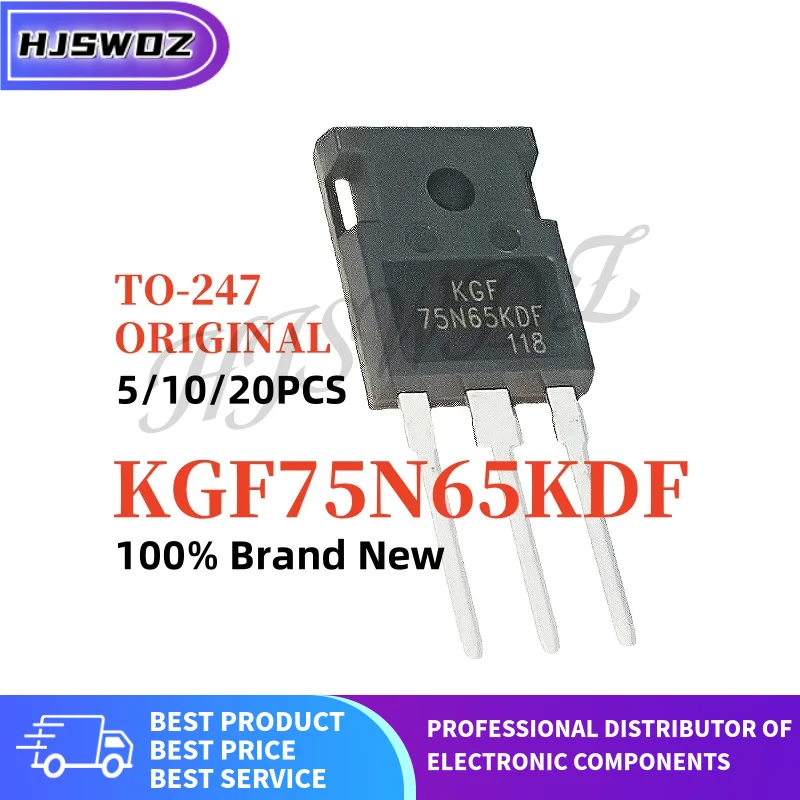 

5-20 шт. оригинальные KGF75N65KDF KGF 75N65KDF KGF75N65 TO-247 IGBT-трубка электронные компоненты совершенно новые на складе