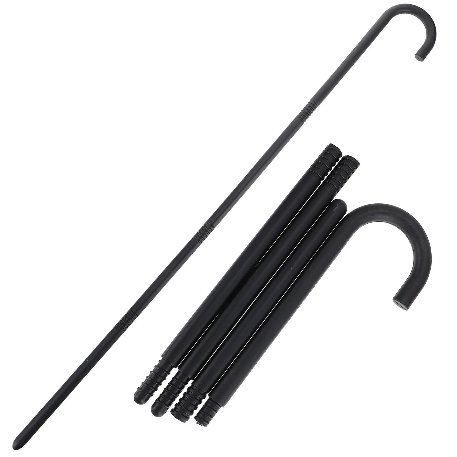 

2 шт. пластиковые четырехсекционные разборные театральные трости-палки для фокусников, для Хэллоуина, косплея, вечеринок и выступлений