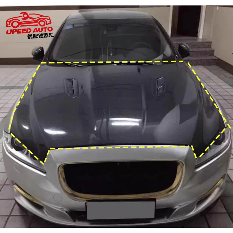 

Suitable for Carbon Fiber Cover Jaguar XJ XJL XJR 2010-2019 modified Engine Hood Bonnet Car Accessories