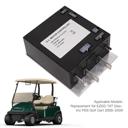 36V 350A Golf Cart Motor Controller 73326G05 Black Replacement For EZGO TXT Electric PDS Golf Cart 2000‑2009