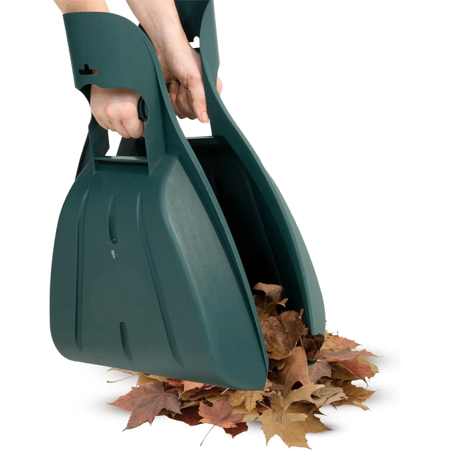 

Leaf Scoops Hand Rakes - Lightweight, Durable Grabber for Yard Work, Gardening, and Mulch Spreading (Green)