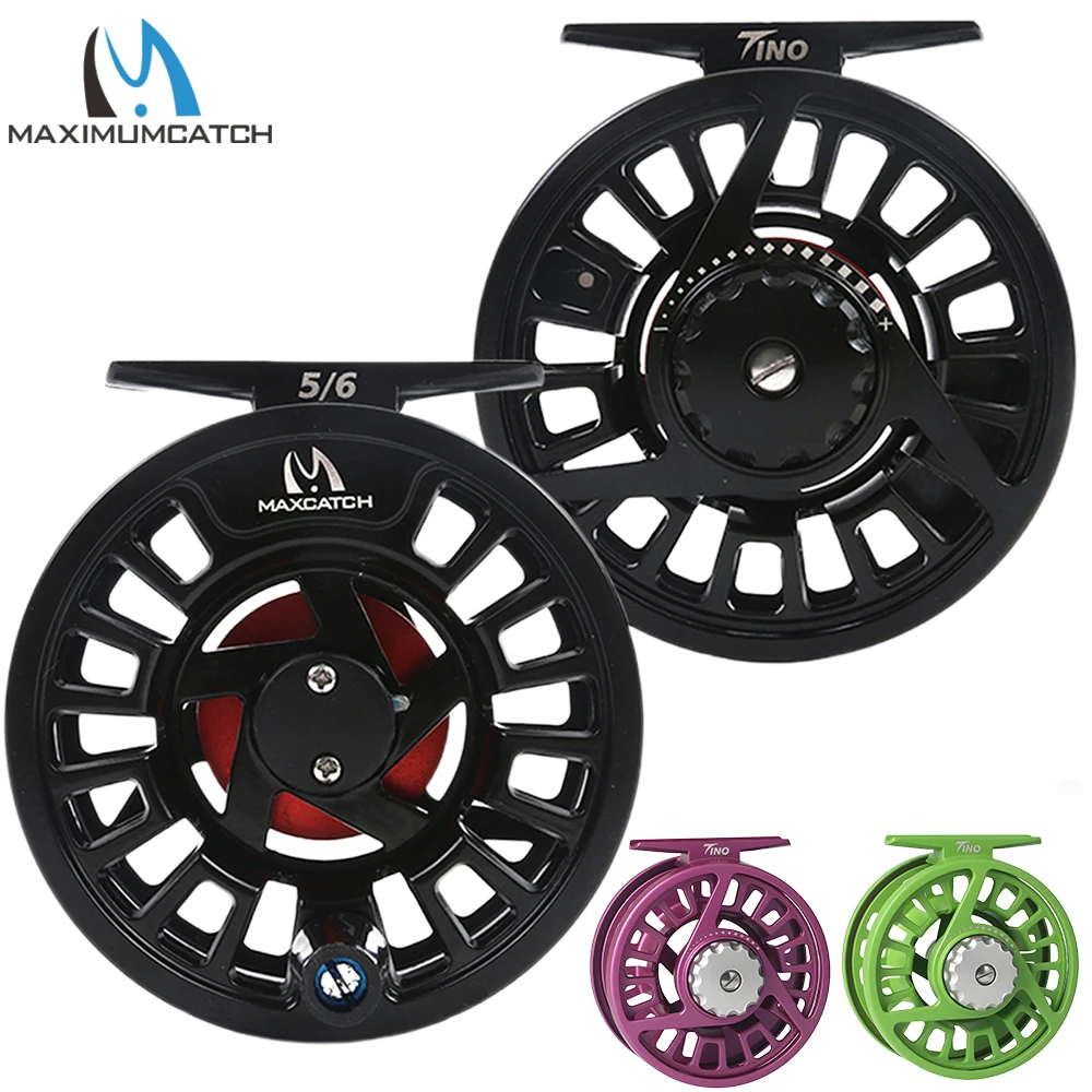 cast aluminum fly reel #7/8 Great Value With Line strength gear system that guarantees incredible durability and flawless performance Talon Fly Reel | Maxxon