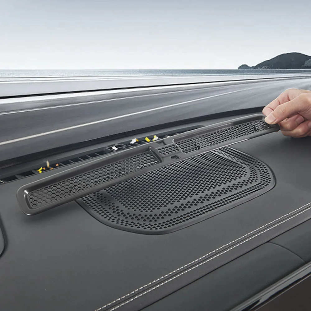 

For BYD Leopard 5 Instrument Vent Anti Blocking Cover ABS material Car Modification Accessories Air Conditioning Dustproof Net