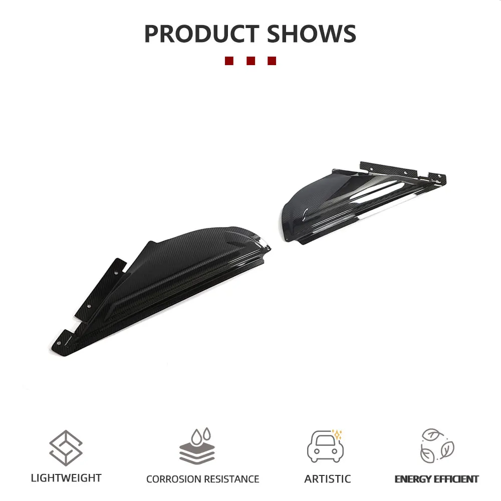 for BMW G80 M3 G82 G83 M4 2021-2023 Prepreg Dry Carbon Engine Cover Car Engine Air Intake Triangular Cover Inside Engine Trim