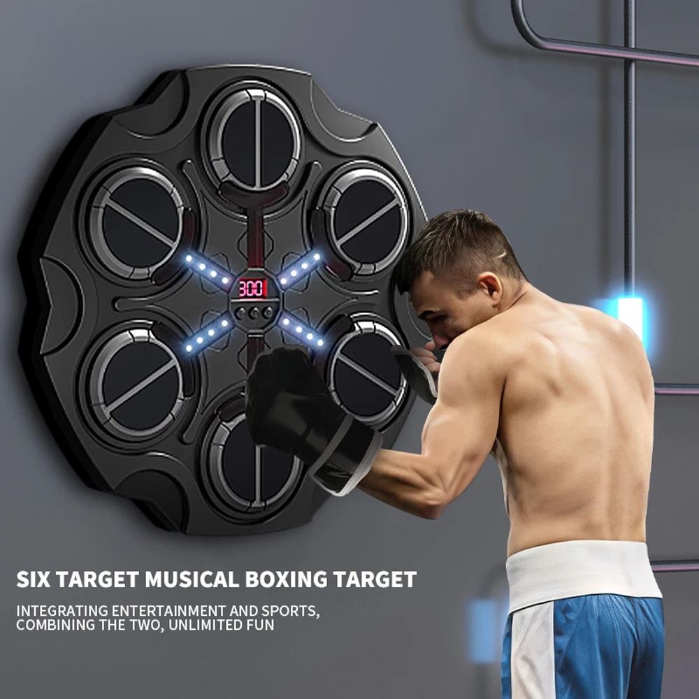 Smart Music Boxing Machine Home Adult Wall Target Children Strike Response Indoor Electronic Target Sand Boxing