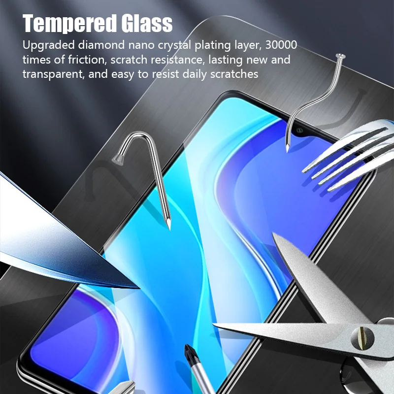 1/2/3/4/5PCS Tempered Glass For Redmi Note 12 11 Pro Plus 5G 10 Pro 9 8 7 11S 10S 9S Screen Protector for Redmi 12C 10C 9A 9C 9T