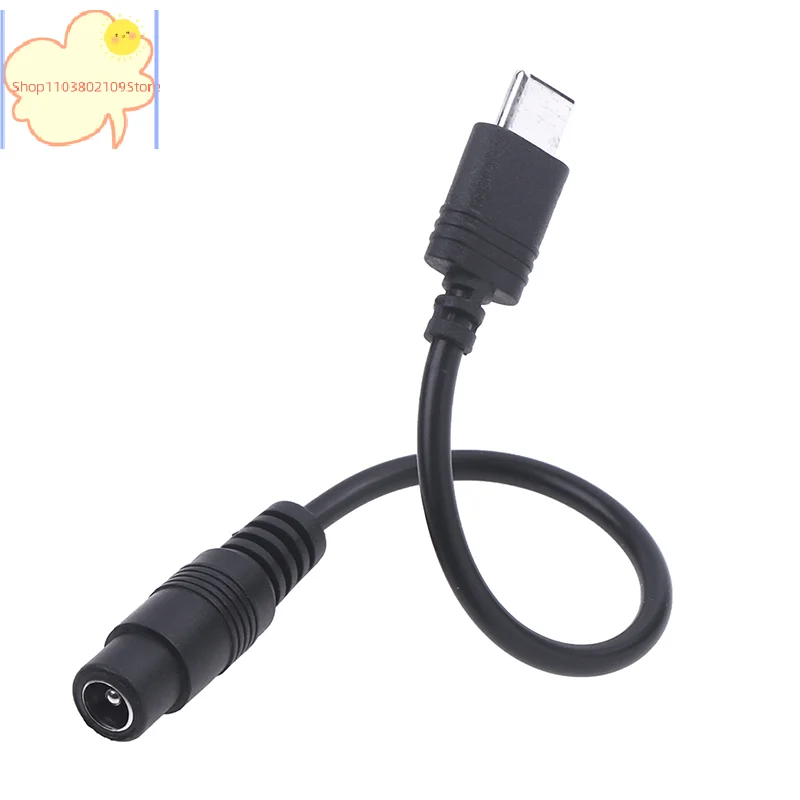 [HM]DC Type-c Female To 5.5*2.1 Female Cables 5521 Power Jack DC Power Conector 5.5x2.1 Adapter USB Type C Converter