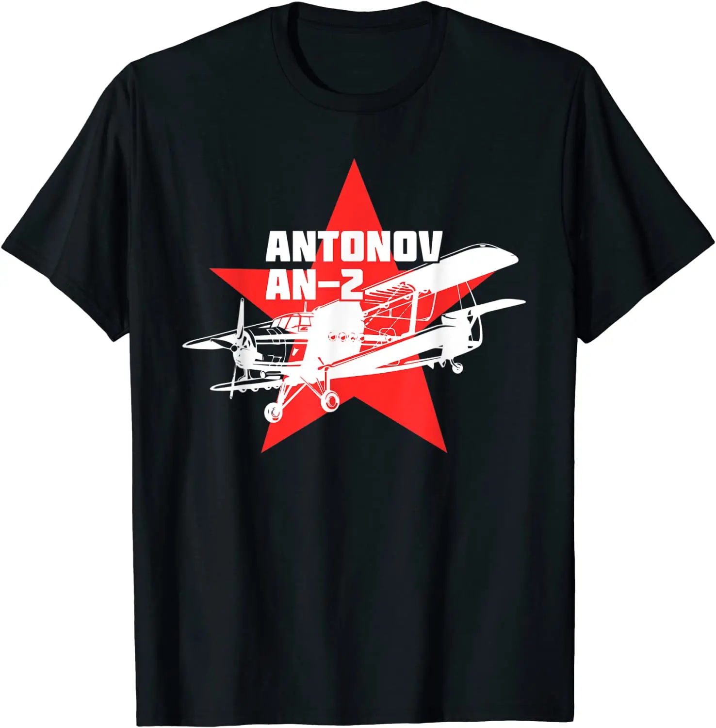 Airplane Russian Antonov An-2 Aviator Biplane Men T-Shirt Short Sleeve Casual Summer Father & Son T-Shirts