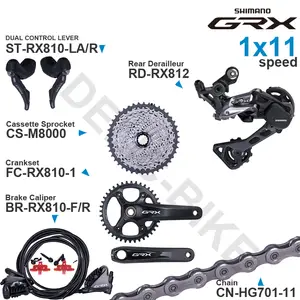 Shimano-ディスクブレーキセット,grx BR-RX810 ST-RX810,速度1x11,2x11 - AliExpress