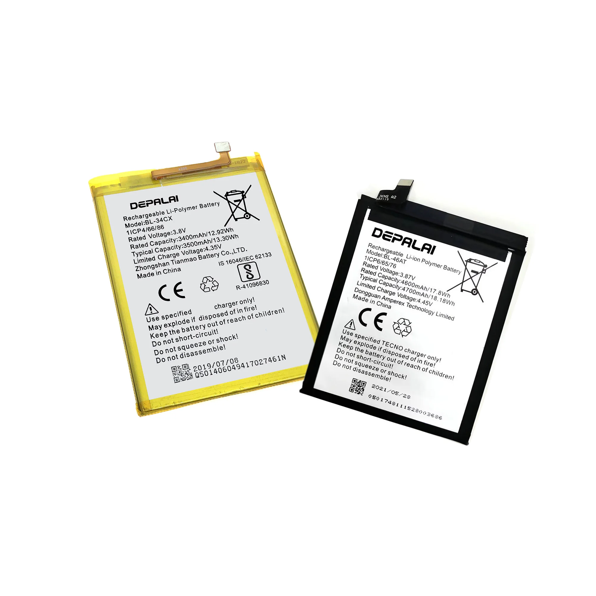 BL-30VX BL-49iT для Infinix Smart 2 2Pro Smart3 X5514 X5515 X5516 3Plus X609 X627 X626 Батарея BL-34CX BL-49iX Батареи BL-46AT