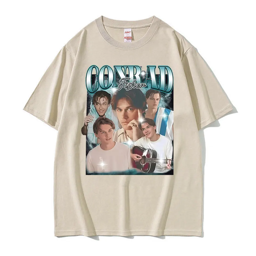 تي شيرت فريق كونراد فيشر كوزينز برسومات الشاطئ تي شيرت رجالي ملابس هاراجوكو ريترو كلاسيكي تي شيرت للجنسين تي شيرت فضفاض مريح غير رسمي #6