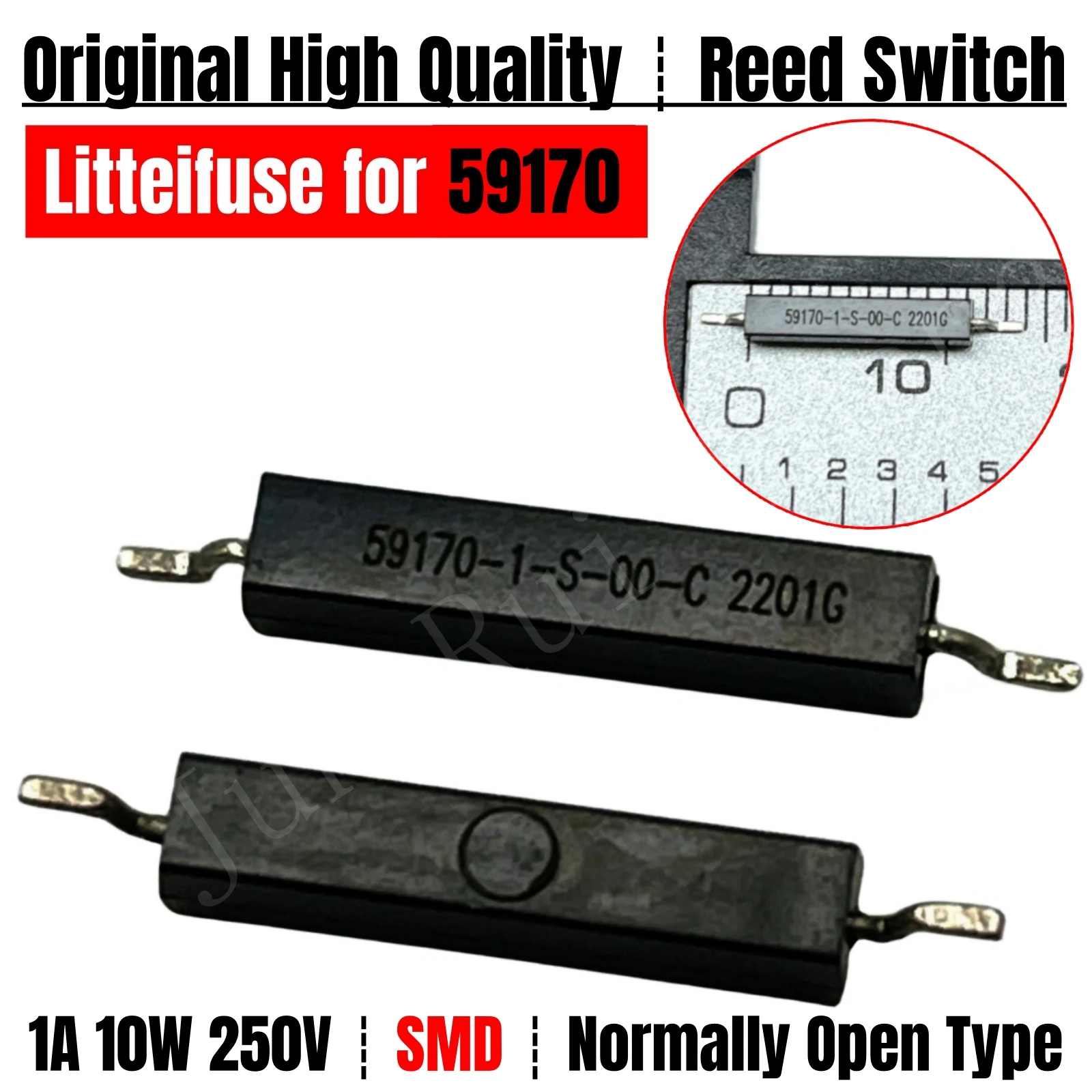 5PCS Litteifuse 59170 Reed Switch SMD 1A 10W 250V Normally Open NO 11MM 59170-1-S-00-C Magnetic contact Switch Induction Sensor