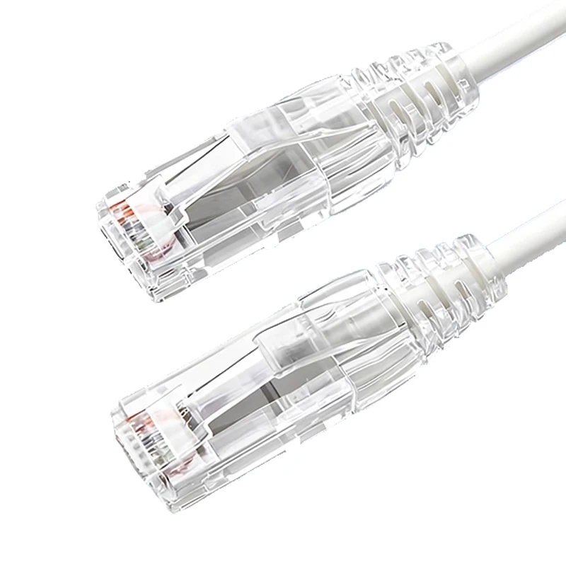 Linkwylan (5 Stück/Packung) Patchkabel RJ45 Color UTP Cat6A 28AWG Slim Ethernet Netzwerk Cat 6 Ethernet-Kabel 4 PVC Cat7 STP Internet Lan-Kabel 7