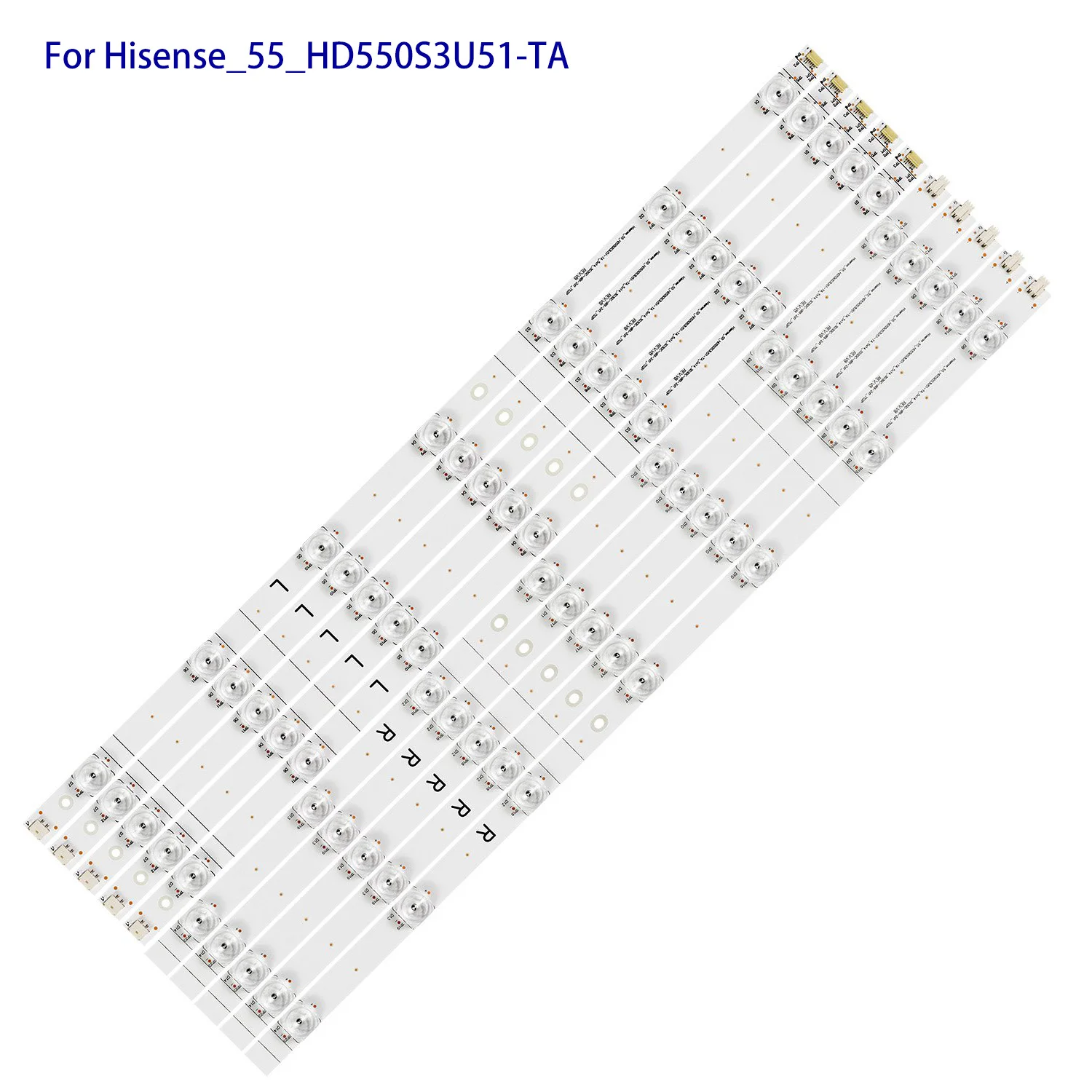 

50pcs/5set LED backlight strip For Hisense 55H8E 55H9E H55A6500UK H55AE6400 HSSO-556500791UK 556500791EU 1187164