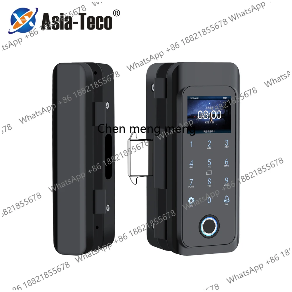 Smart Door Lock: Fingerprint Electric Lock Digital with RFID, Biometric Security, Glass Password, and Card Access for 2000 Users
