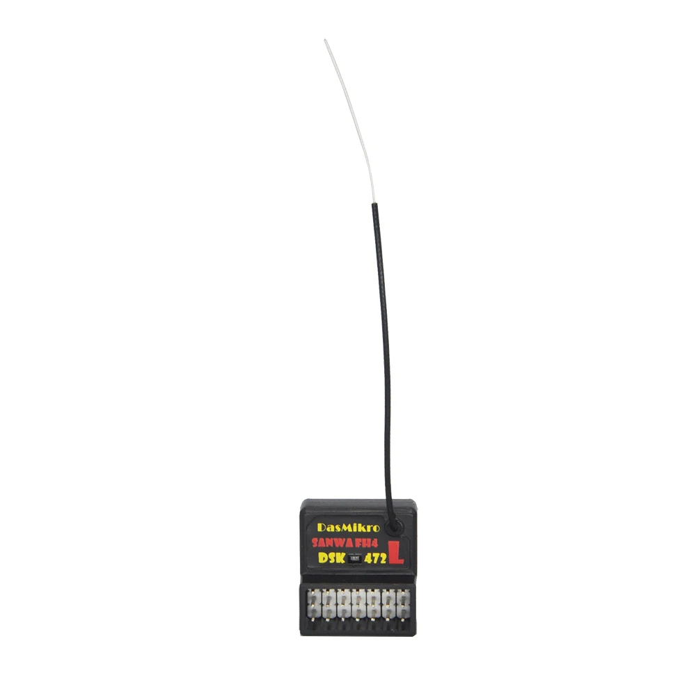 Sanwa 4 Channel FH3 FH4 Compatible Surface Receiver Long Antenna For Racing RC Car Sanwa M17 M12S MT4S M11X Transmitter DSK-472L