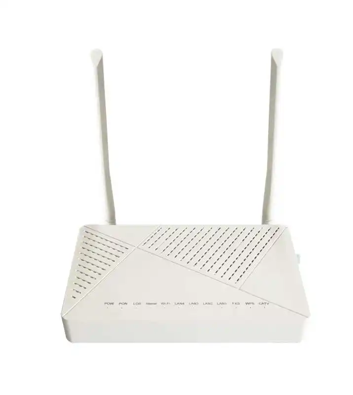 

1GE+3FE+2.4GWIFI+CATV XPON HA414WTX-R 4GE ONT 4Port ONU Fiber Optic Equipment POE FTTH IP