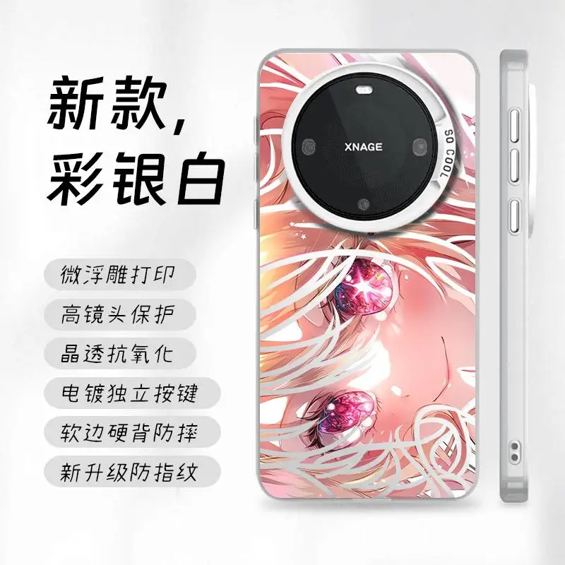 Anime Hoshino Rubii Idol Girl Phone Case for iPhone 11 12 13 14 15 16 17 Pro Max Plus Air MINI Oshi no Ko Hoshino Ai Back Cover