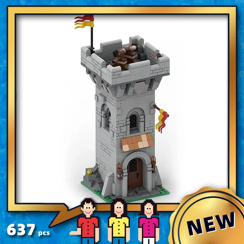 

castle watchtower bricks modular lookout tower blocks castle tower bricks watchtower blocks Modular Medieval birthday moc gift