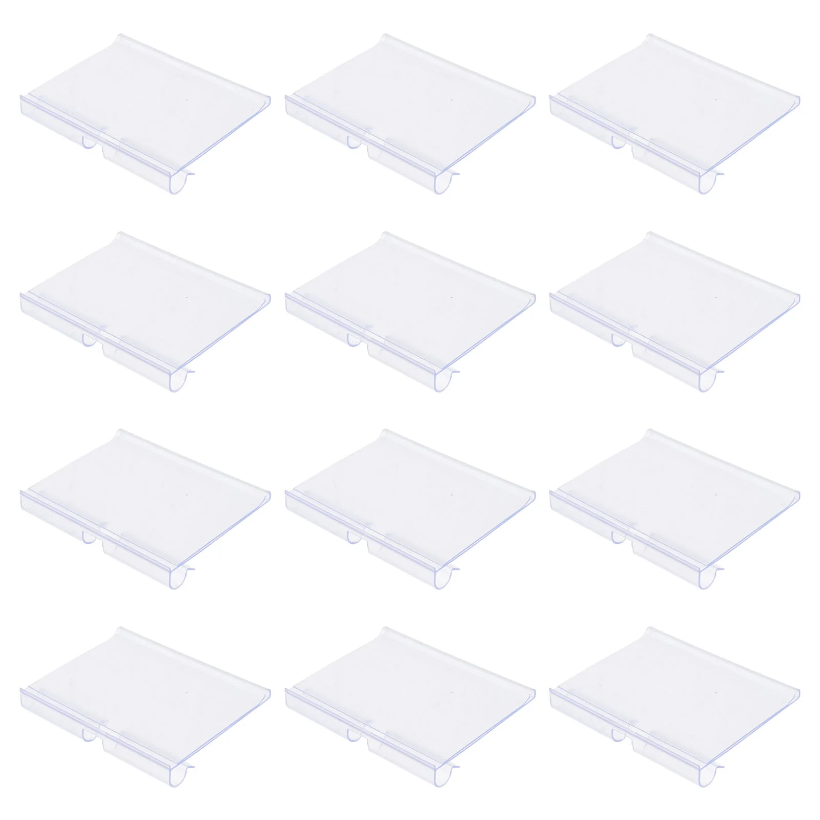 Plastic Sign Label Holder Wire Shelf Retail Price Tag Label Merchandise Sign Display Holder Stand