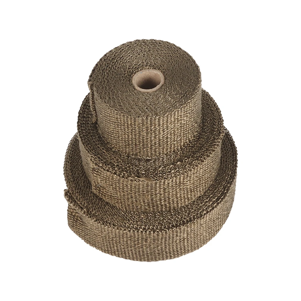 Exhaust Pipe Insulation Thermal Heat Wrap Roll Insulation Cotton Banana Cloth Motorcycle Fiberglass Heat Shield Tape