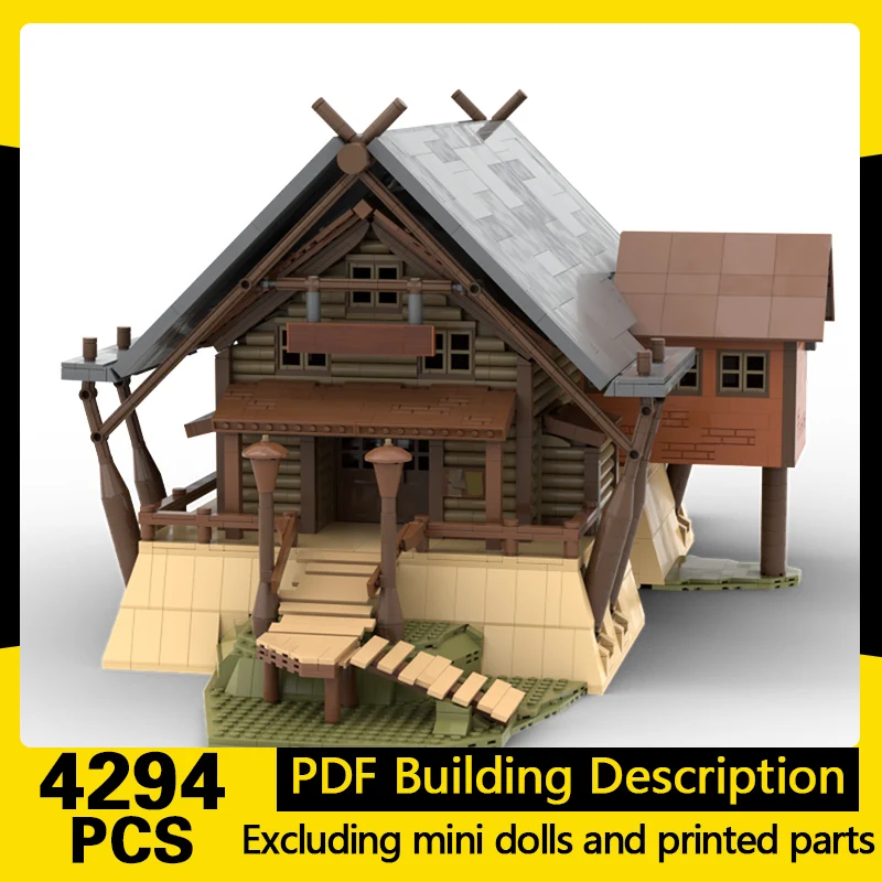 Popular Game Model MOC Building Bricks Camp Whispering Rock Lodge Modular Technology Gifts Holiday Assemble Children Toys Suitt