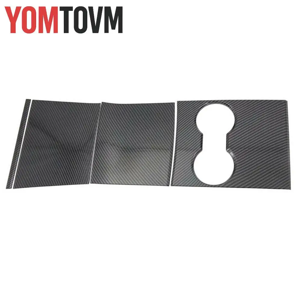 

Front Console Water Cup Holder Panel Cover Trim for Tesla Model 3 2018-2020