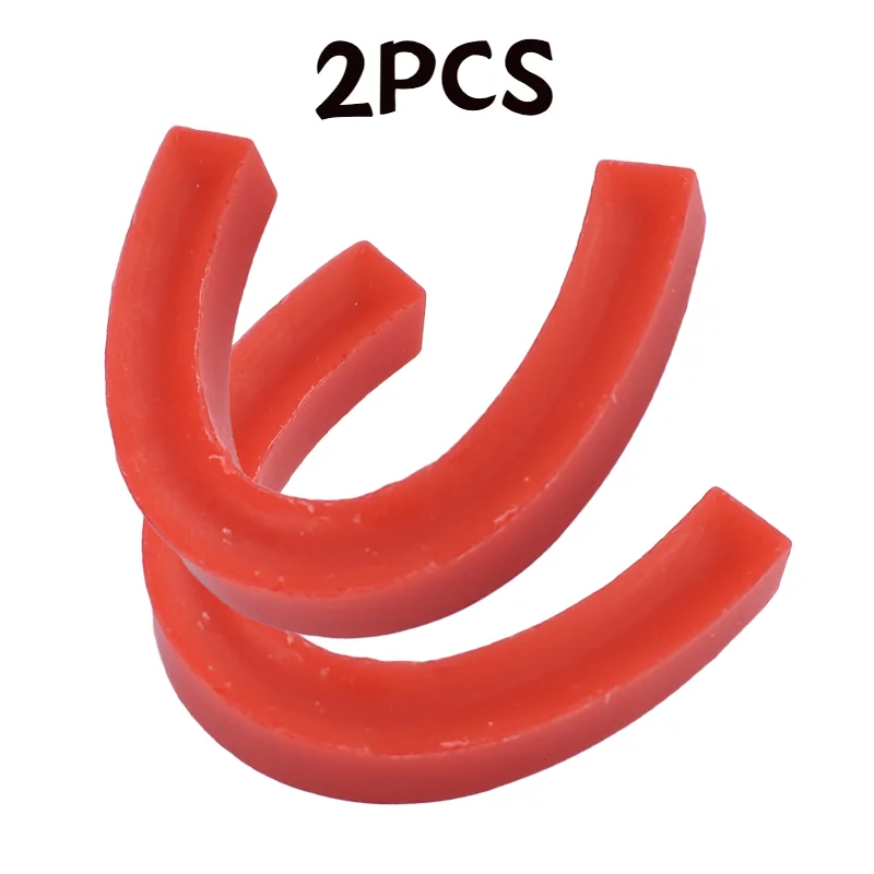 

2Pcs/set Dentistry U Shape Dental Base Wax Rim Red Model Base Denture Casting Bite Block Occlusal Rim Plate Wax Lab Consumables