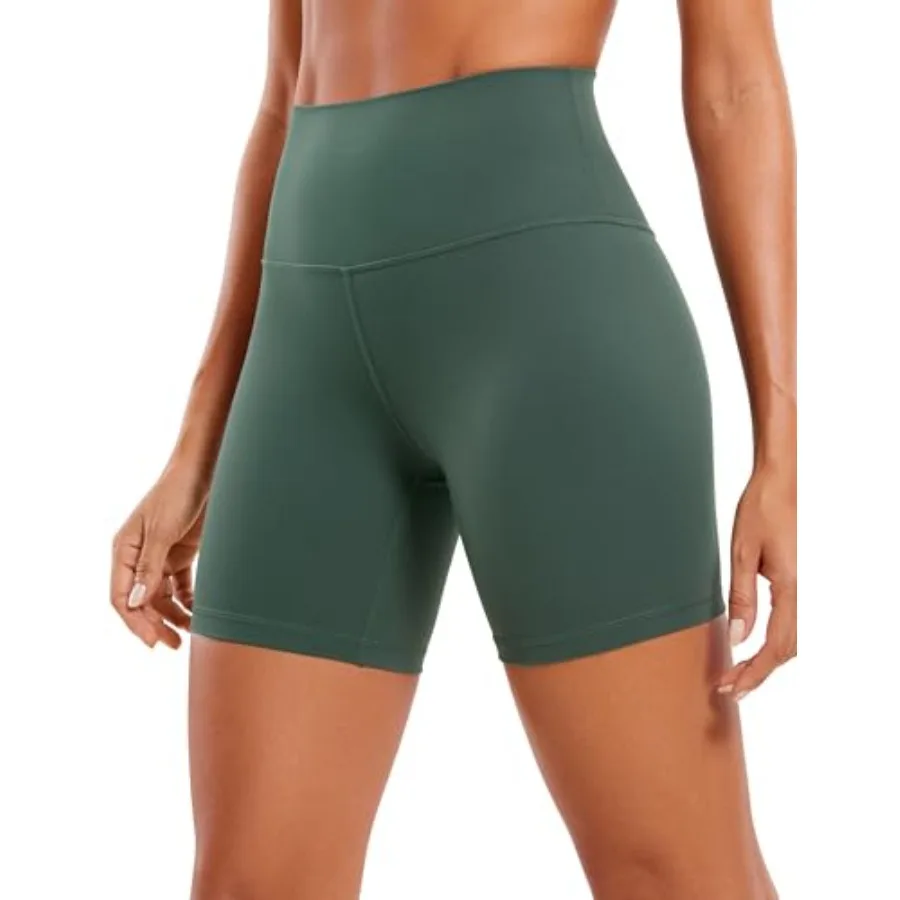 

ButterLuxe Biker Shorts 6" - High Waisted Workout Running Volleyball Spandex Yoga Womens