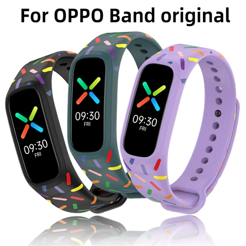 Silicone Strap for OPPO Band Smart Band Accessories Bracelect Replacement Wristband for OPPO Band Strap Belt