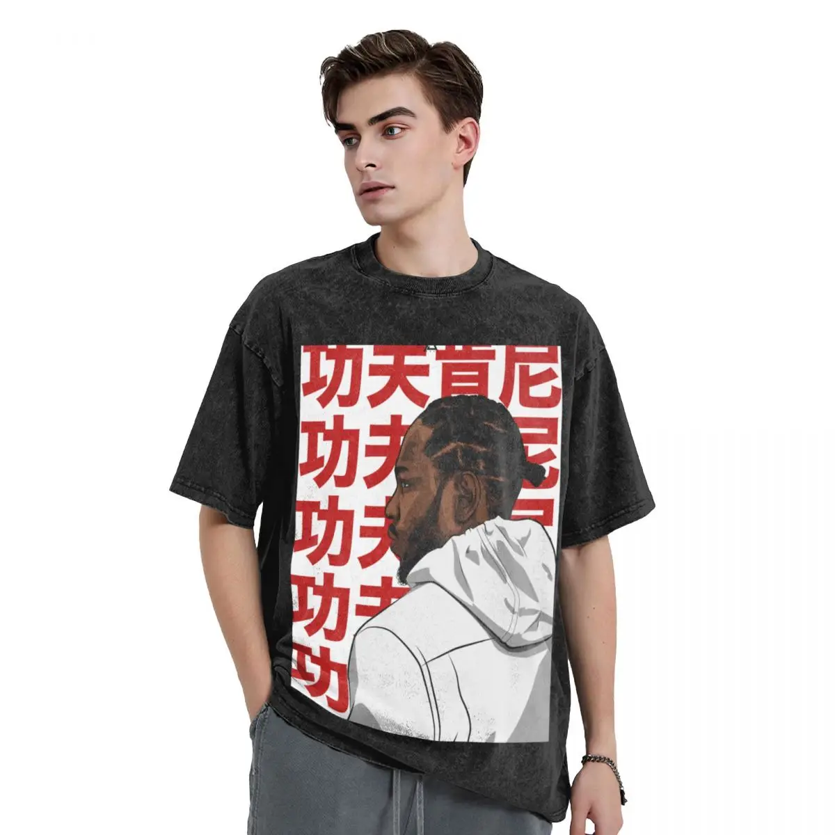 

KENDRICK LAMAR (KUNG FU KENNY) T-Shirt cute clothes oversized t shirt mens graphic t-shirts anime