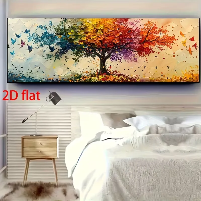 A 2D Flat Canvas Art Piece Measuring 27.56 by 55.12 Inches Or 70 by 140 Centimeters, Featuring a Modern Abstract Design of a Win