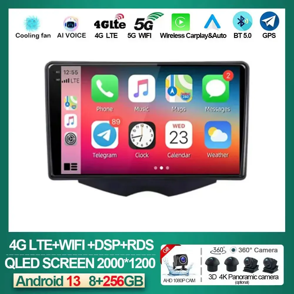 

Android 14 For Hyundai Veloster FS 2011 - 2017 Car Radio Multimedia Video Player Navigation Stereo Autoradio WIFI 5G No 2din DVD