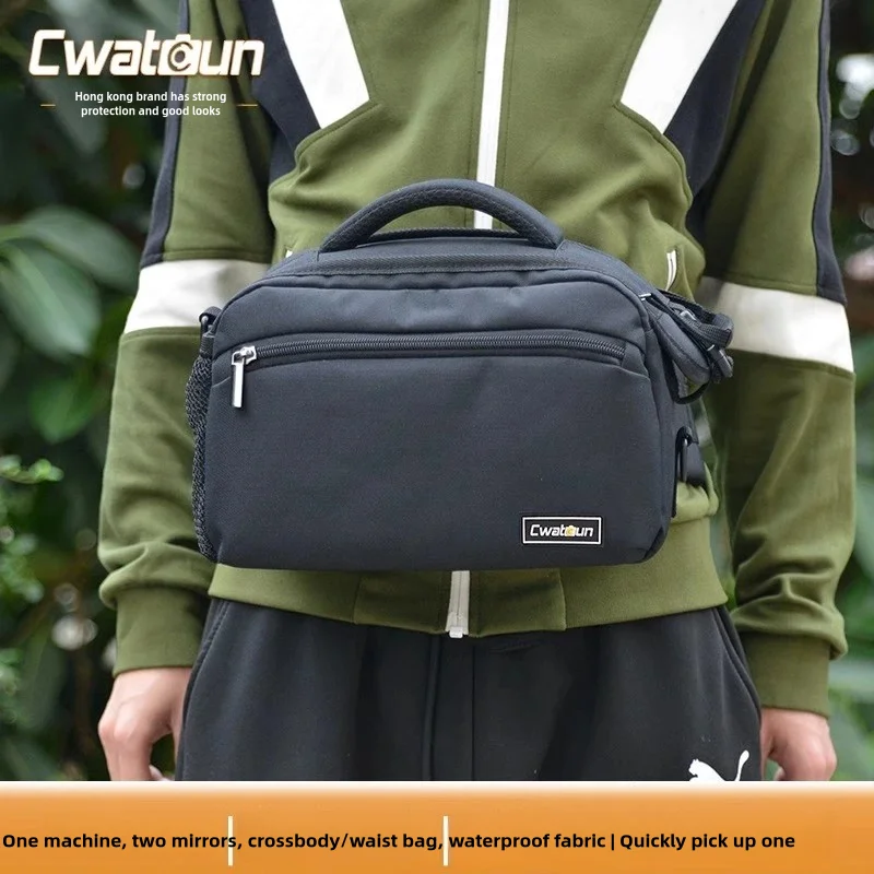 

Cwatcun Camera Bag DSLR Camera Waist Bag Waterproof Outdoor Dedicated Photography Multifunctional Camera Bag