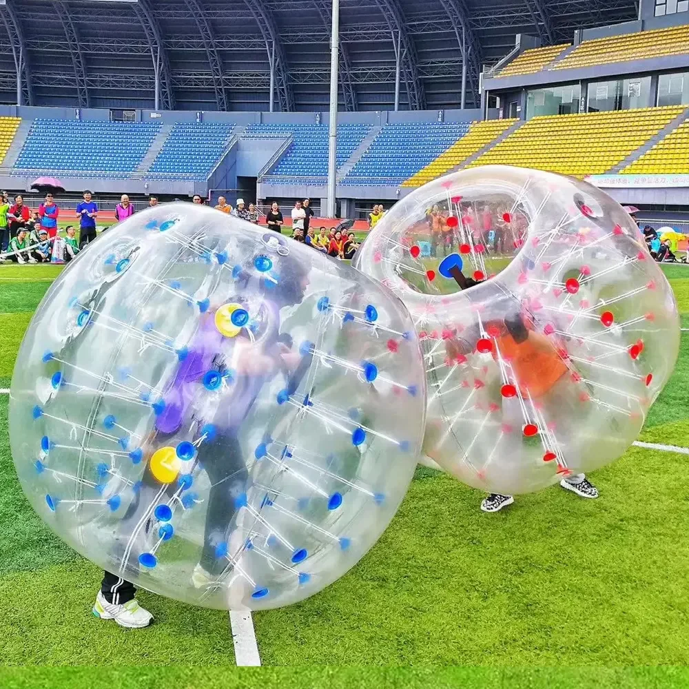 Inflatable Football Bubble Ball Bumper Ball 1.5m PVC Body Zorb Ball Bubble Soccer Human Bouncer Bubble Ball Zorb Ball