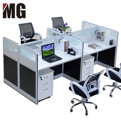 

Office Work Station Manufactures Triple 4 Person Workstation Office Furniture Cubical