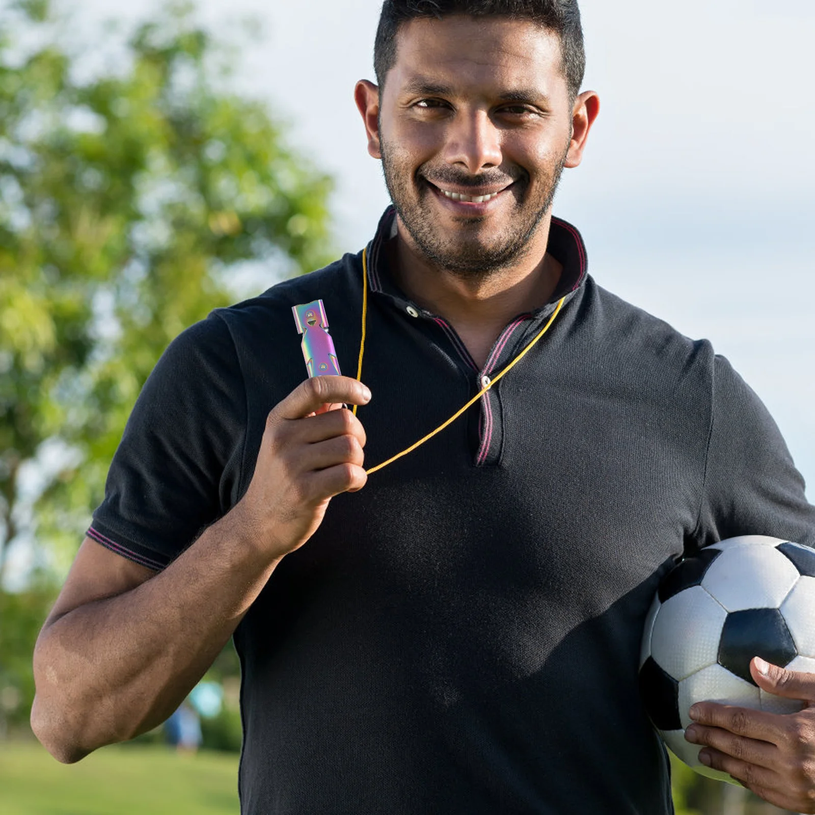 

Portable Stainless Steel Pet Whistle for Dog Training Bird Call Parrot Pigeon Multipurpose Survival Camping Whistle with Ring