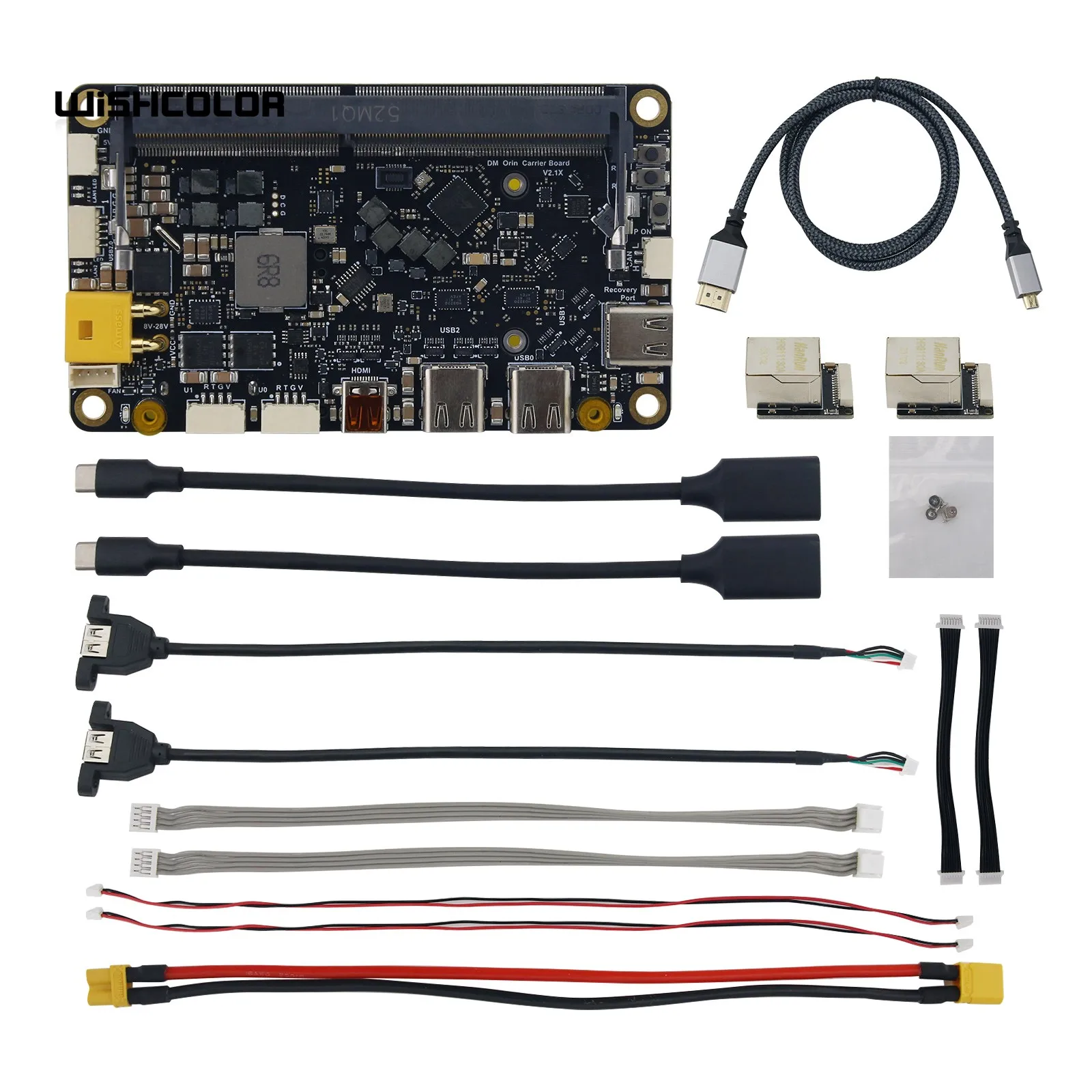 Hamgeek DAMIAO ORIN NX V2 Super Carrier Board Robotontwikkelingsaccessoire voor NVIDIA Xavier ORIN NX Nano