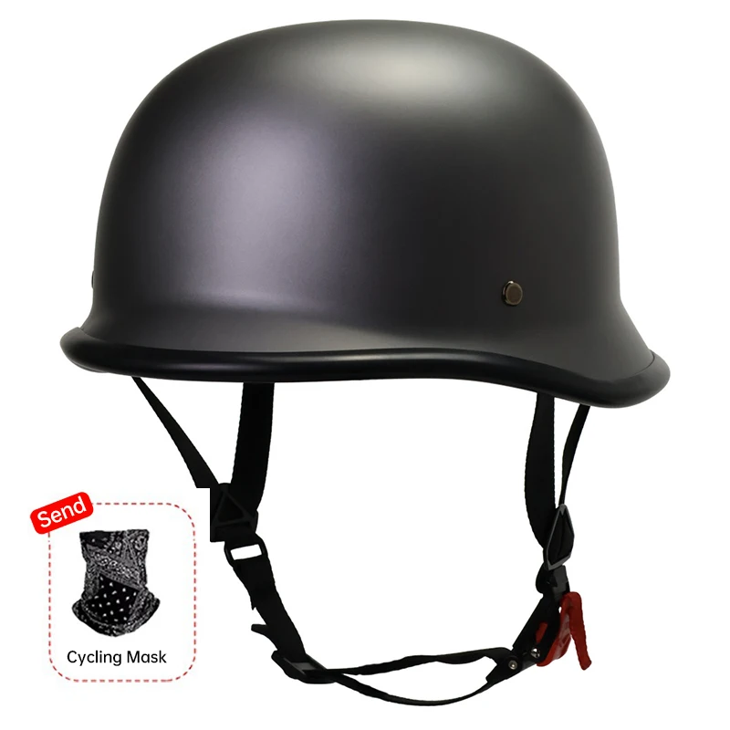 Motorcycle Helmet Vintage Half Face German Scooter Helmet Men Women High Quality Four Seasons Cycling Moto Helmet New Arrival