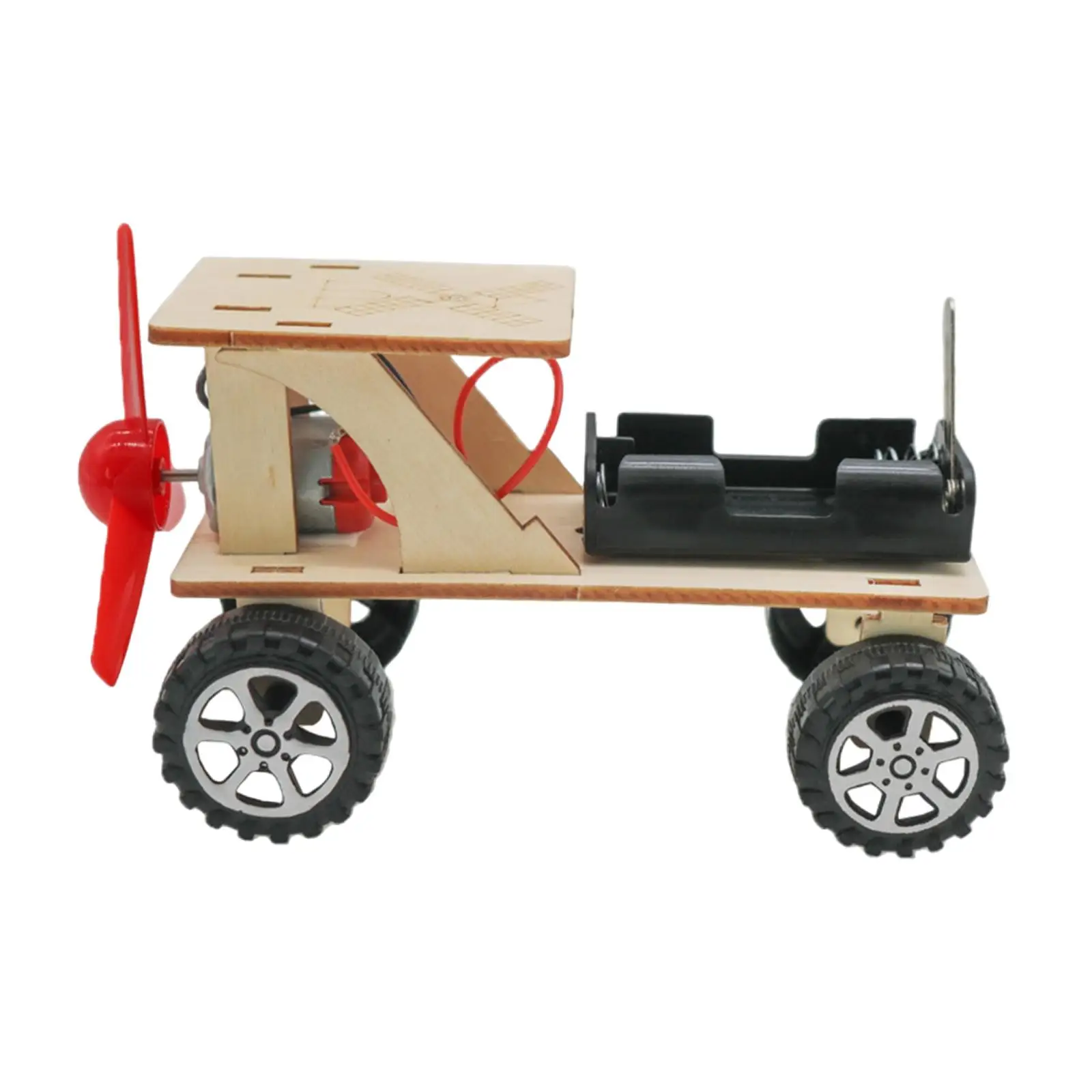 Kits de bricolaje de coche de energía eólica de madera para inspirar creatividad e imaginación, paquete de 2-6