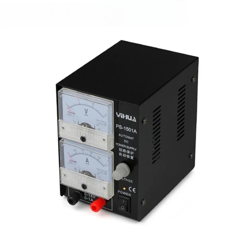 

YIHUA 1501A 15V 1A High Quality Adjustable DC Power Mobile Phone Repair Communication Special Test Regulated Power Supply BB