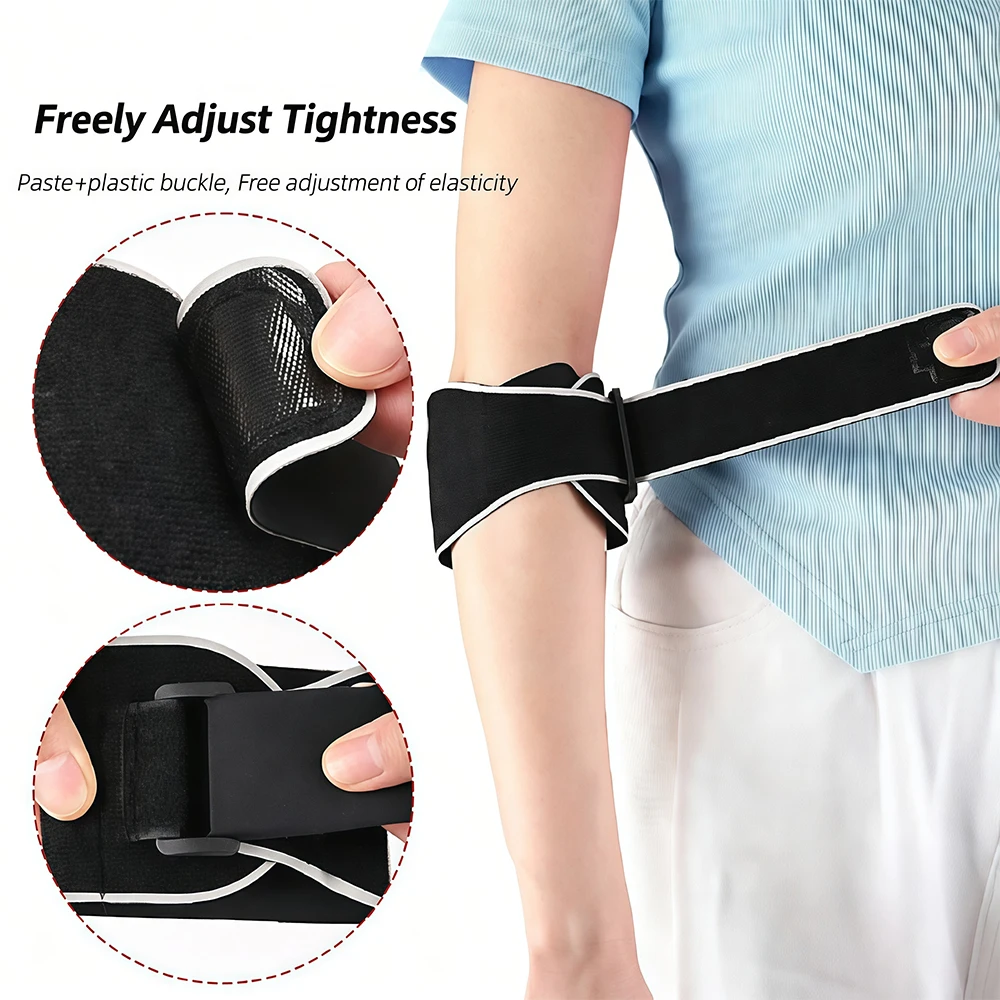 1/2個入り調整可能な前腕圧迫サポートストラップ、衝撃吸収パ - Tennis Elbow Brace のレビューと価格