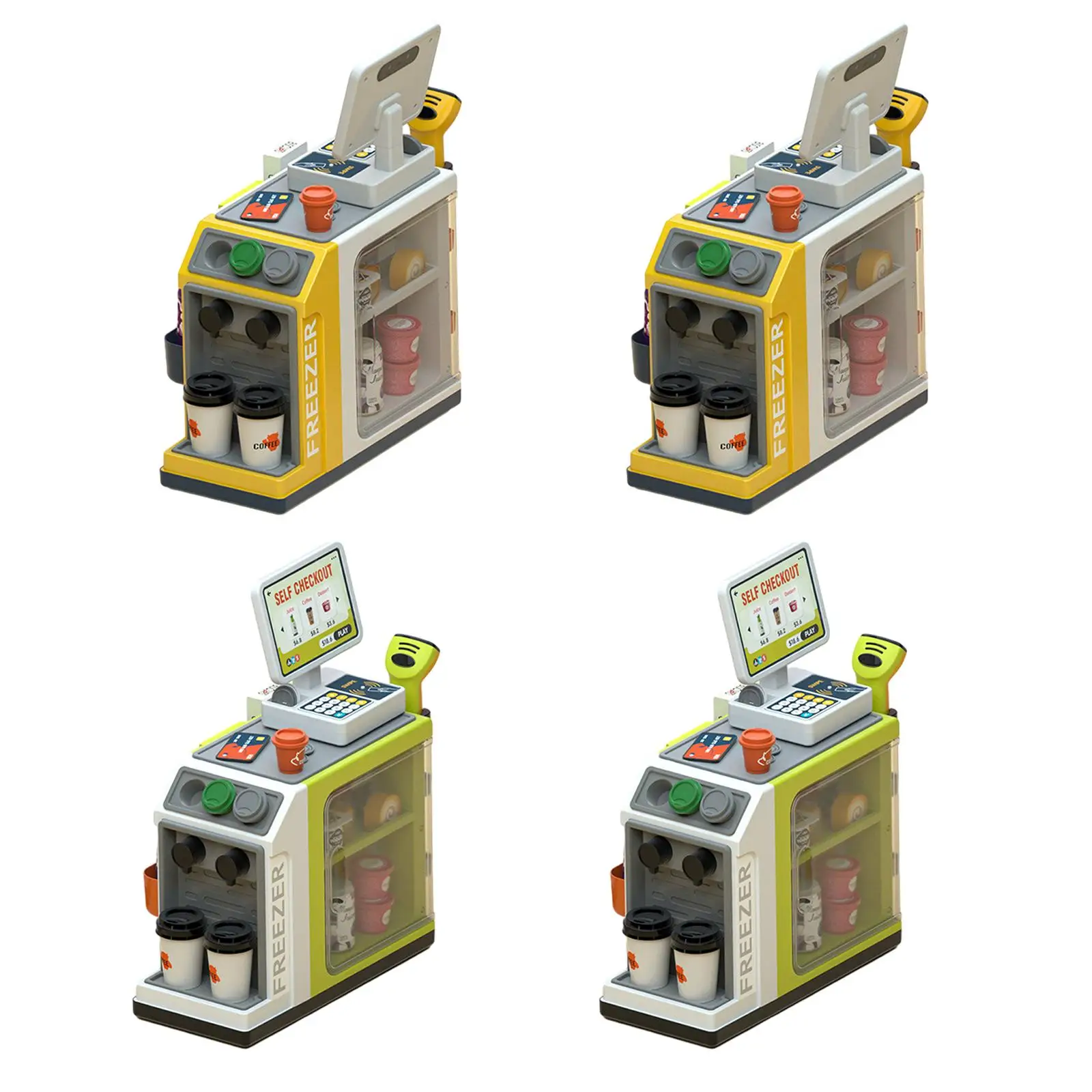 Bambini Finta Supermercato Playset Negozio di supermercati per bambini Registratore di giocattoli per ragazze Bambini dai 3 4 5 6 7 Bambini