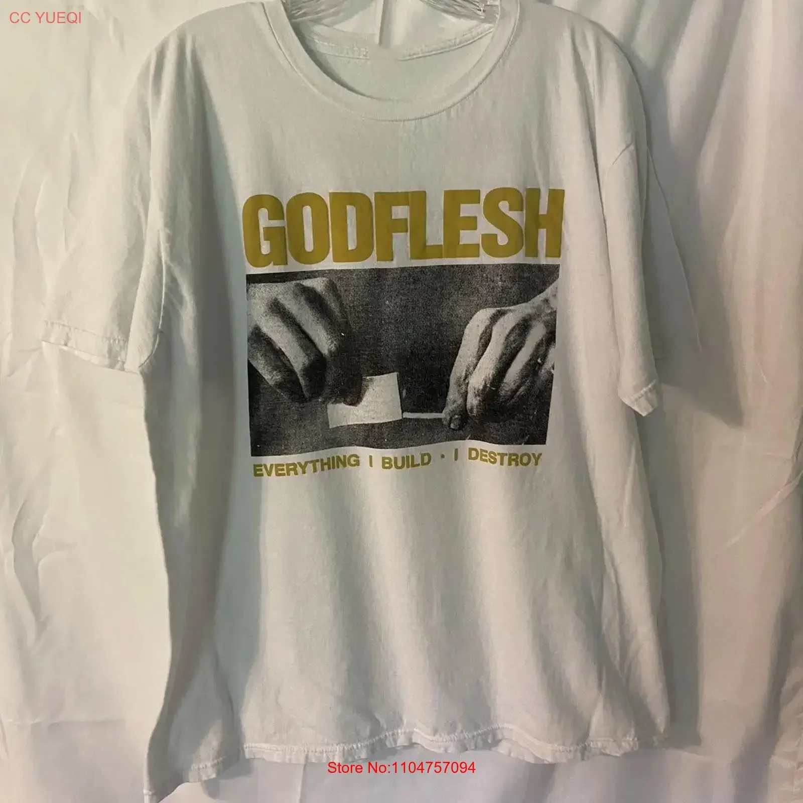 GODFLESH BAND Tour 2014 For Fan All Size S to 5XL T shirt TMB4430 vintage Washed Comfortable Unisex Versatile Stretched Soft