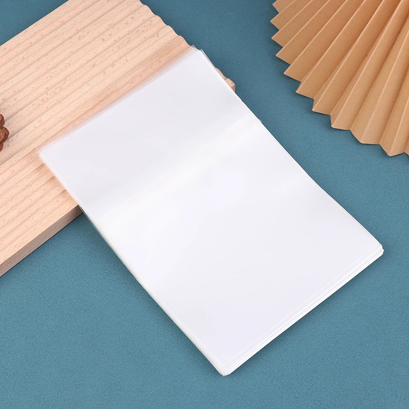 50 قطعة من أكمام الأقراص المضغوطة القابلة للإغلاق - واقي خارجي من البلاستيك الشفاف الكريستالي لسجلات الأقراص المضغوطة والشريط والفينيل، وتخزين الأرشيف الخالي من الأحماض