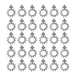 30pcs Finger Rosary Rings Pocket Finger Rosaries For Individual Devotions Baby Showers Religious Favor Necklace Pendant