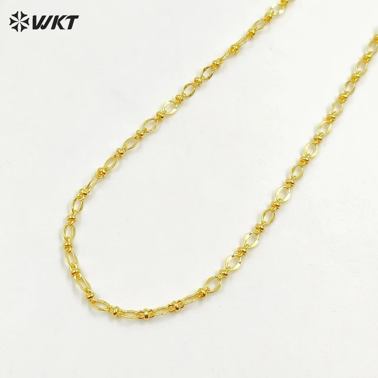 WT-BC214  WKT 2025 Newly Arrived 18K Gold-Plated Chain Accessories Women's Jewelry O-chain Copper-Plated Fashion Jewelry Trend