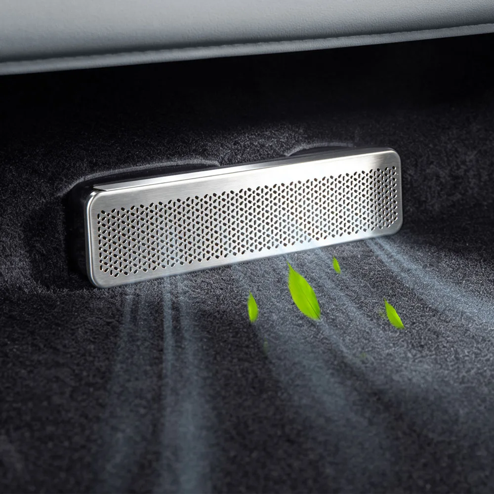 2 Pcs Dust Cover For The Air Outlet Under The Seat For XPENG MONA L03 2026 Automotive Parts Stainless Steel Anti Blocking Cover