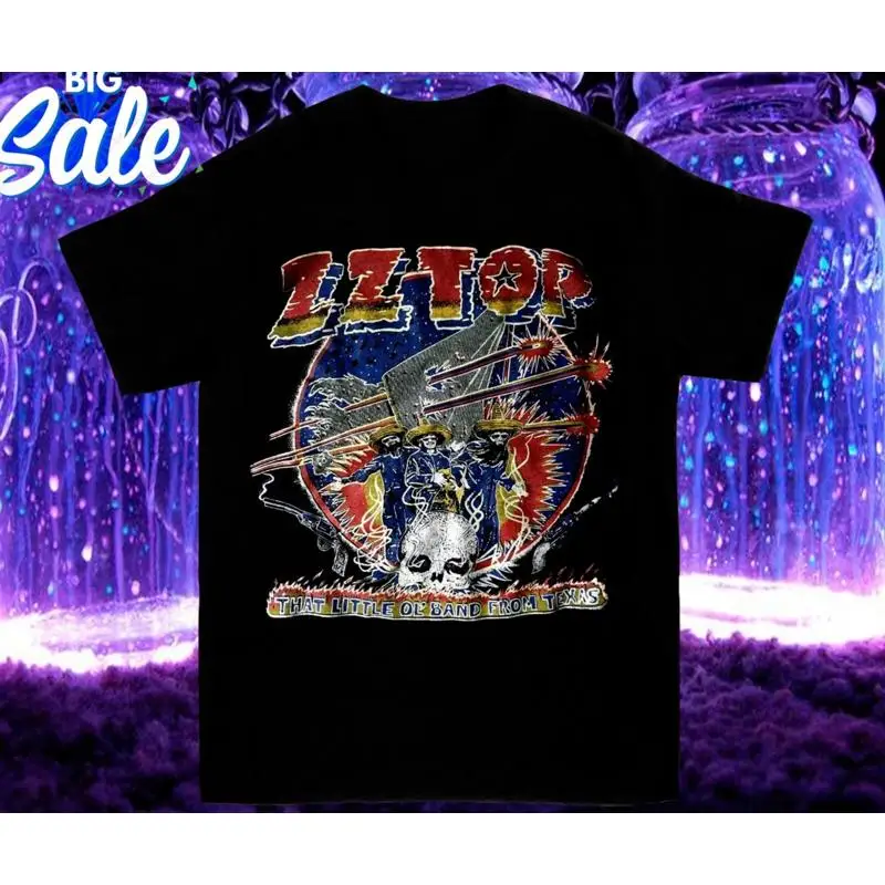 

Винтажная концертная футболка ZZ TOP 70-х годов, мужская футболка всех размеров S-5XL